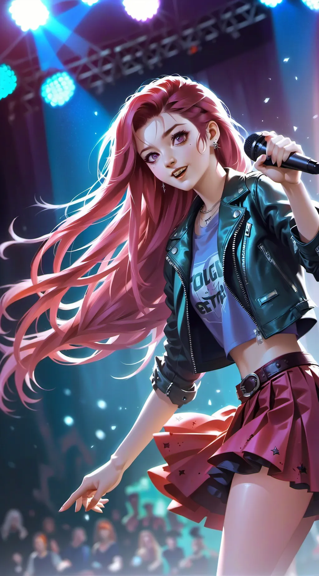 ai character: Melody background