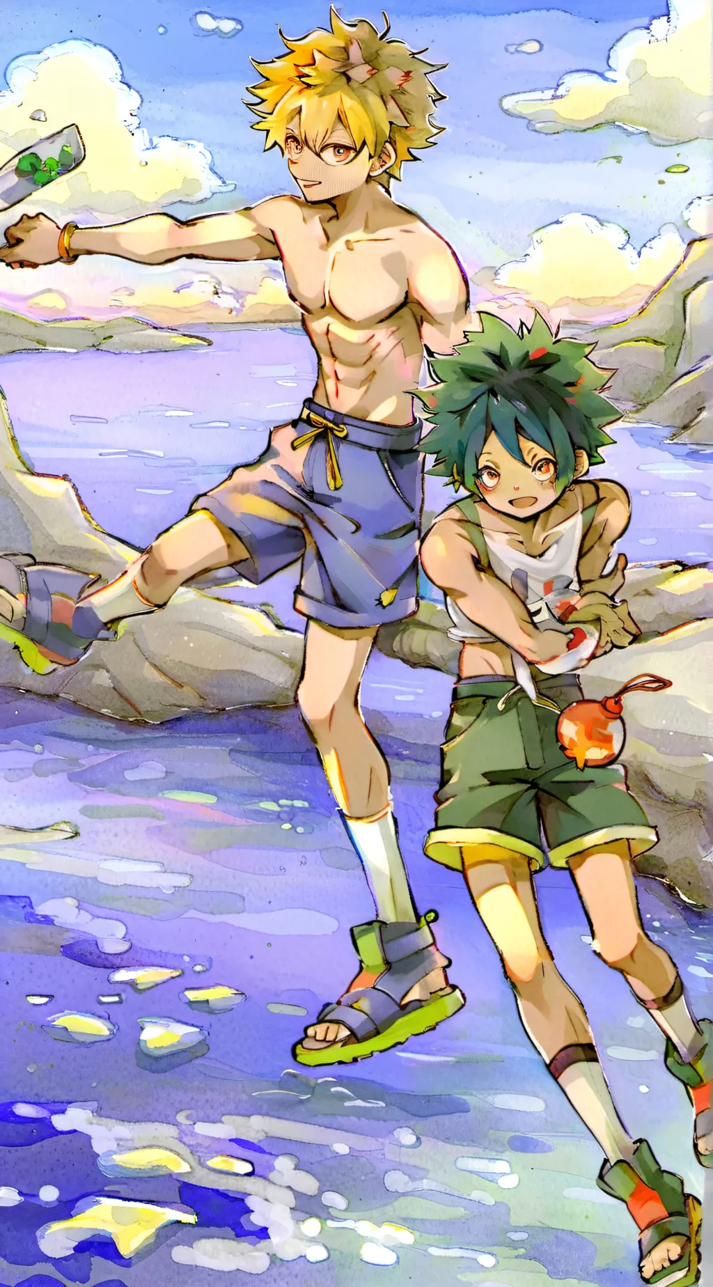 ai character: bakugo background