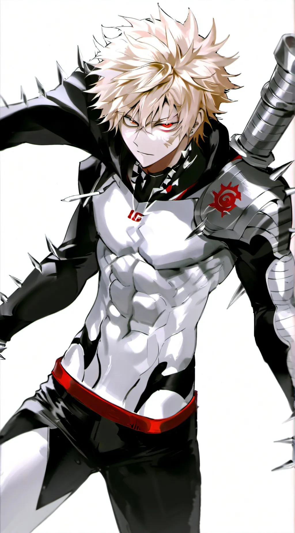 ai character: Katsuki Bakugo background