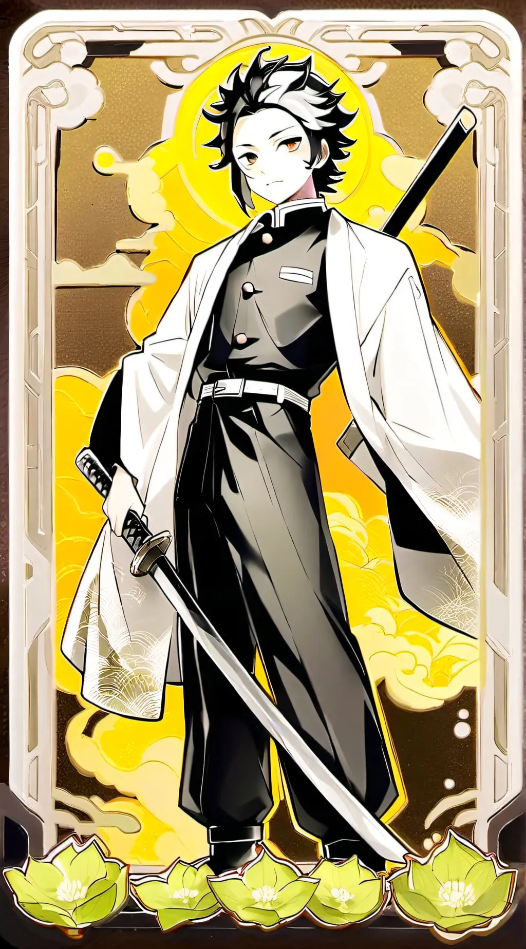 ai character: tanjiro background