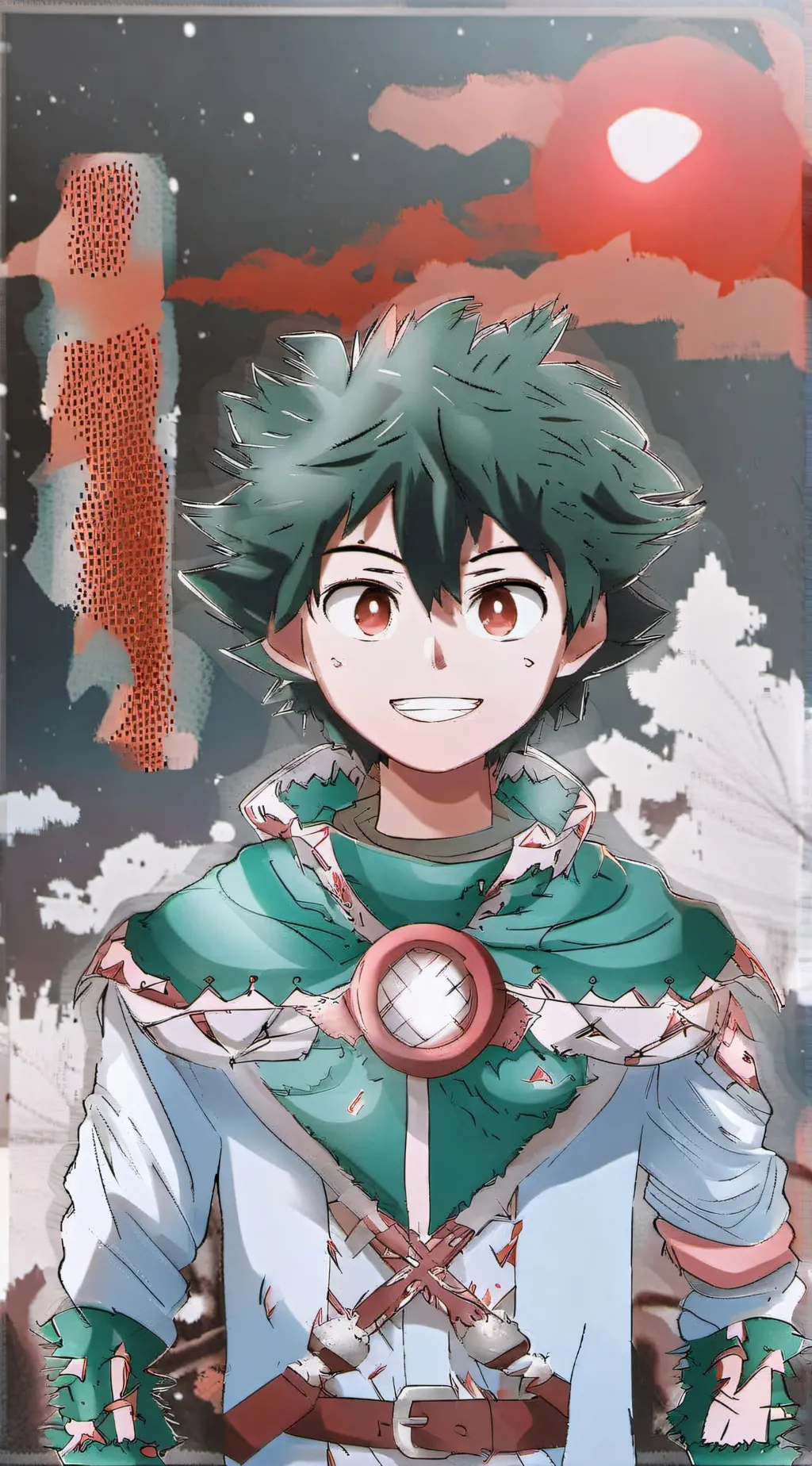 ai character: Deku background