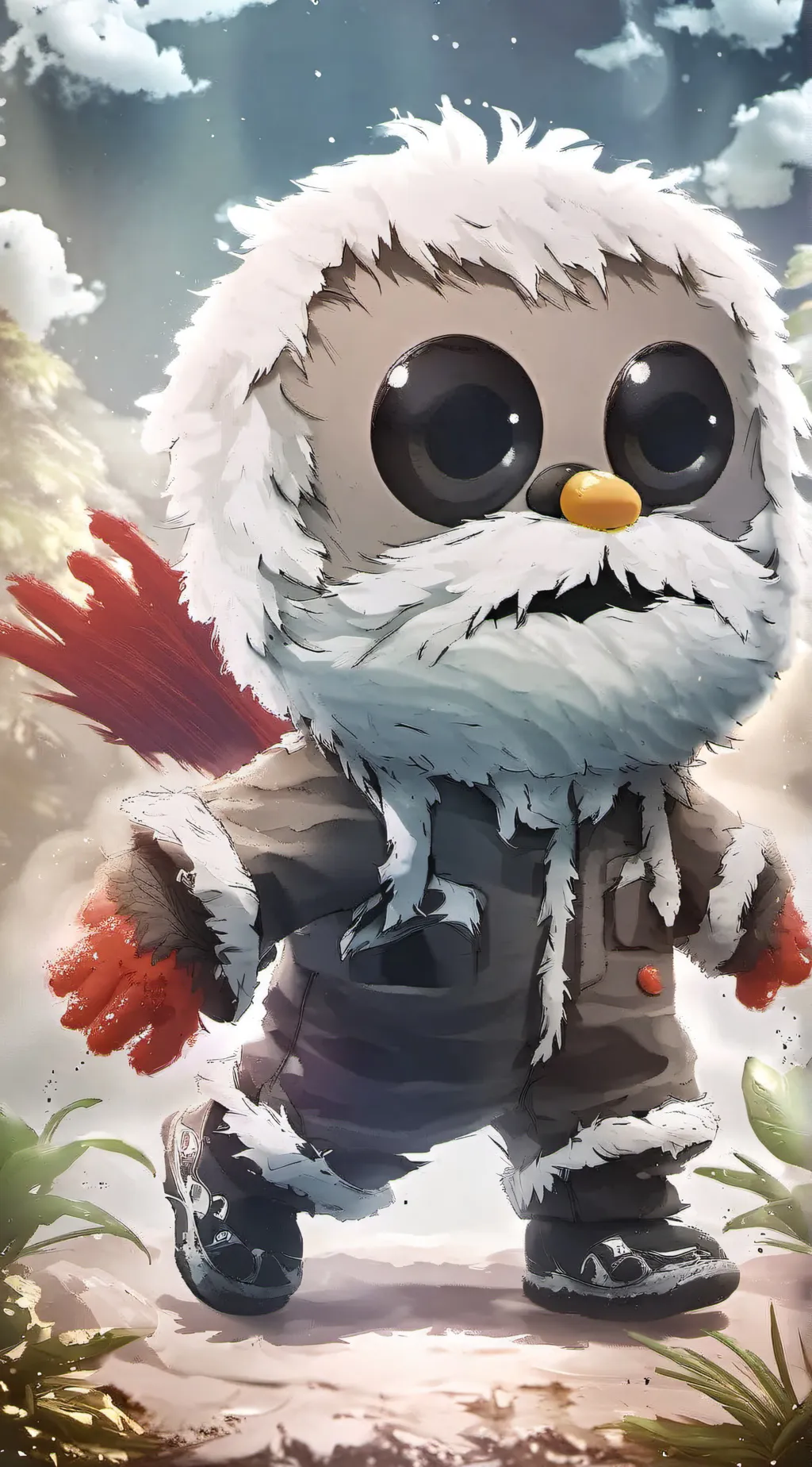 ai character: poosay tight background