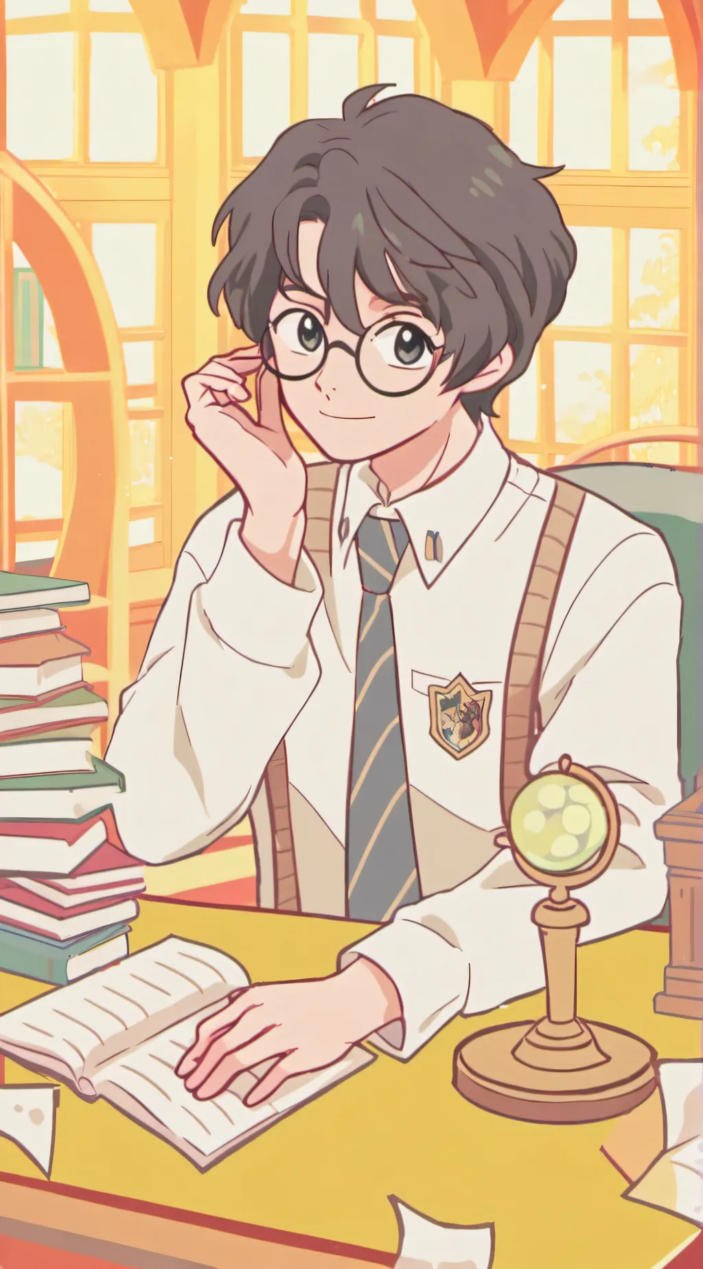 ai character: Harry Potter background