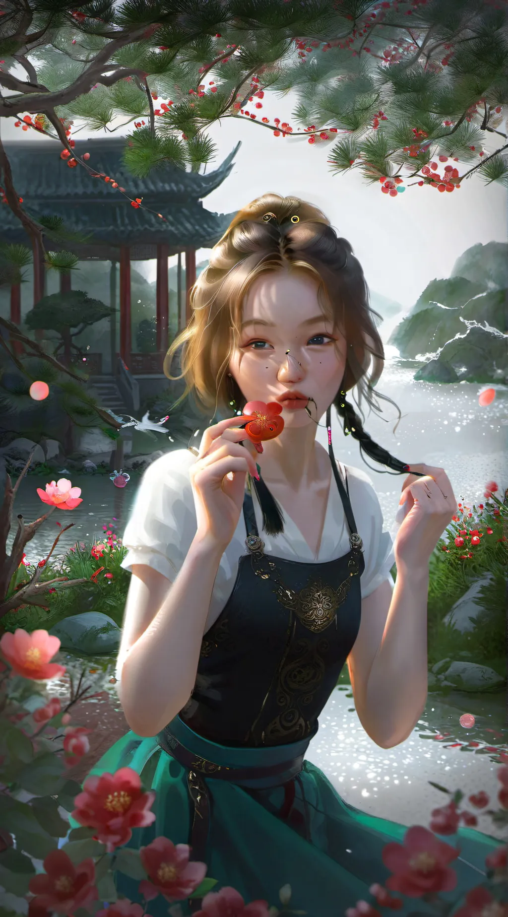 ai character: Bella  background