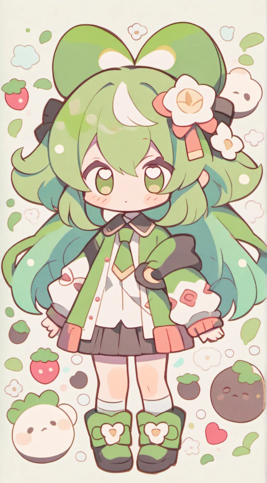 ai character: Frogy  background