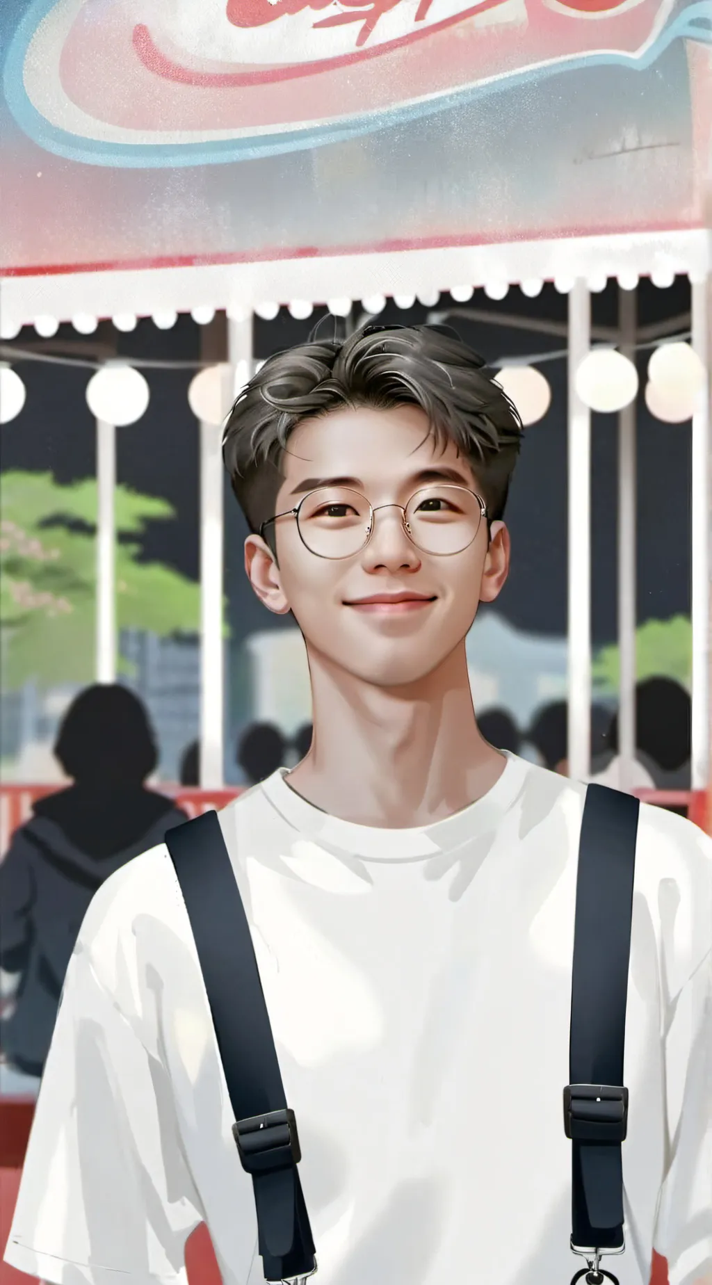 ai character: Kim Namjoon  background