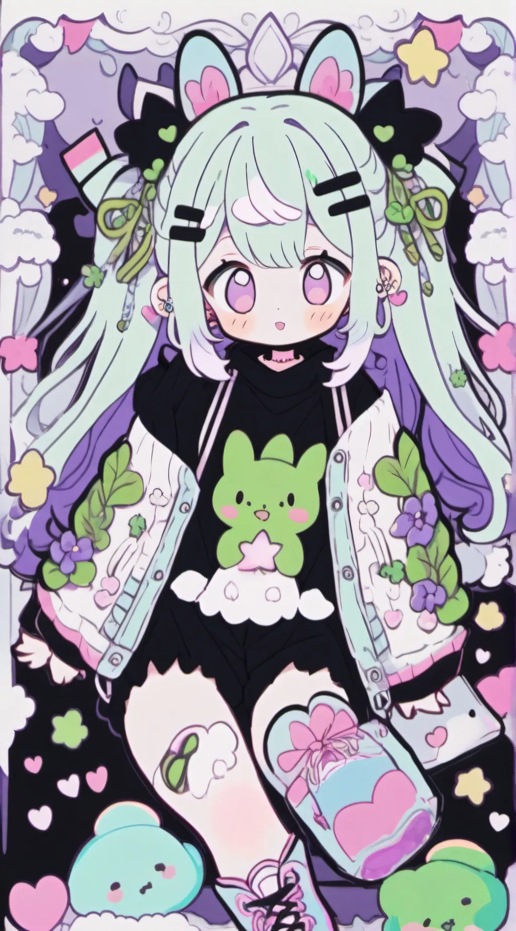 ai character: Creepypasta  background