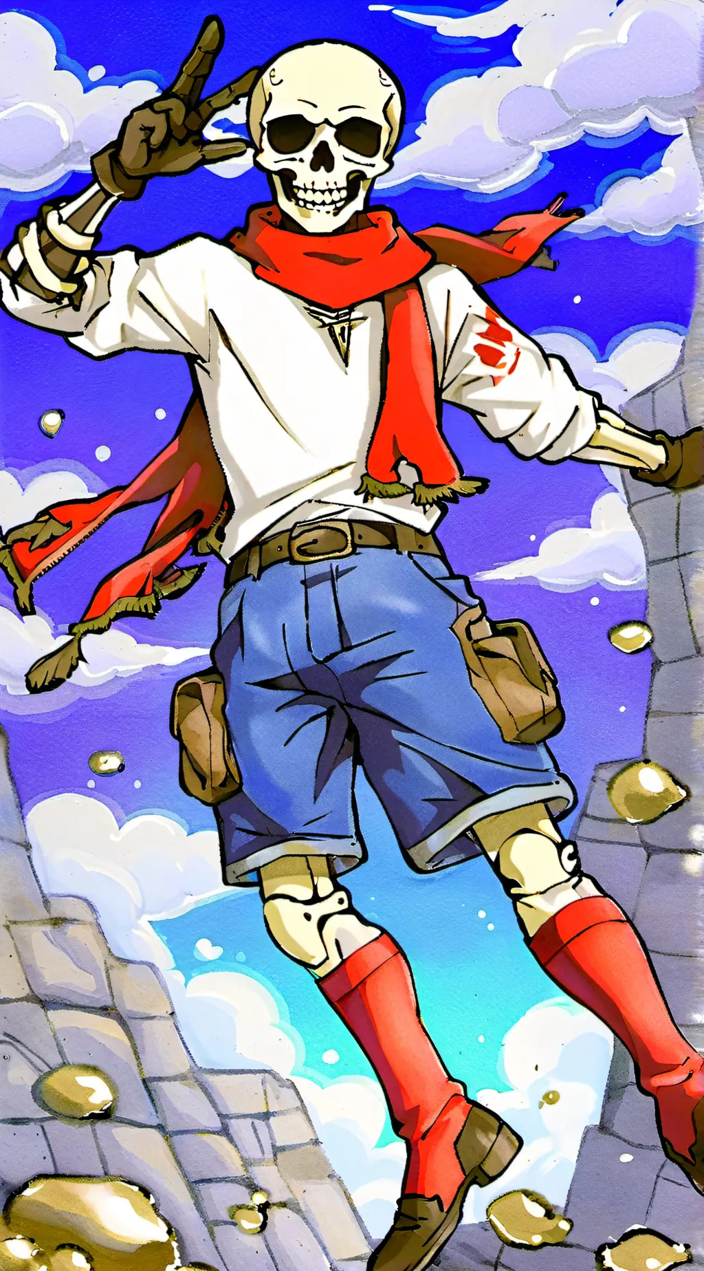 ai character: Papyrus background