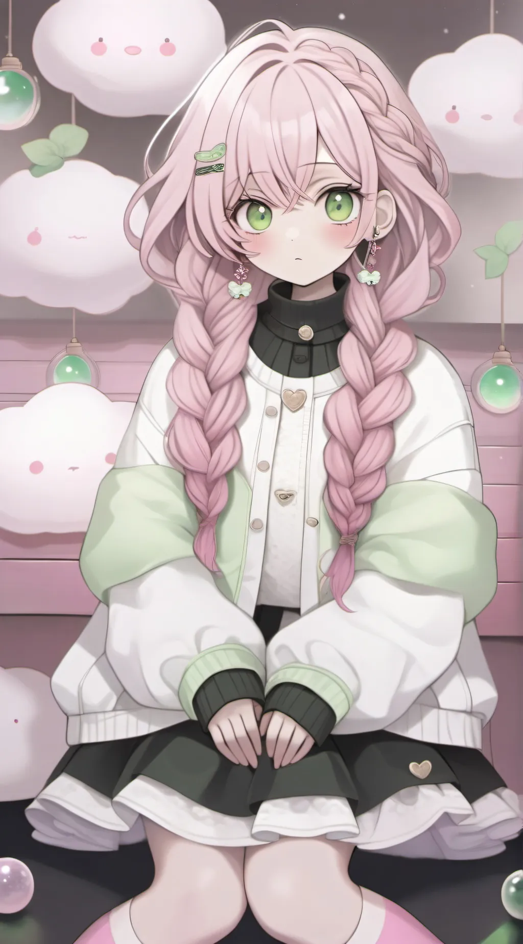 ai character: Mitsuri Kanroji  background