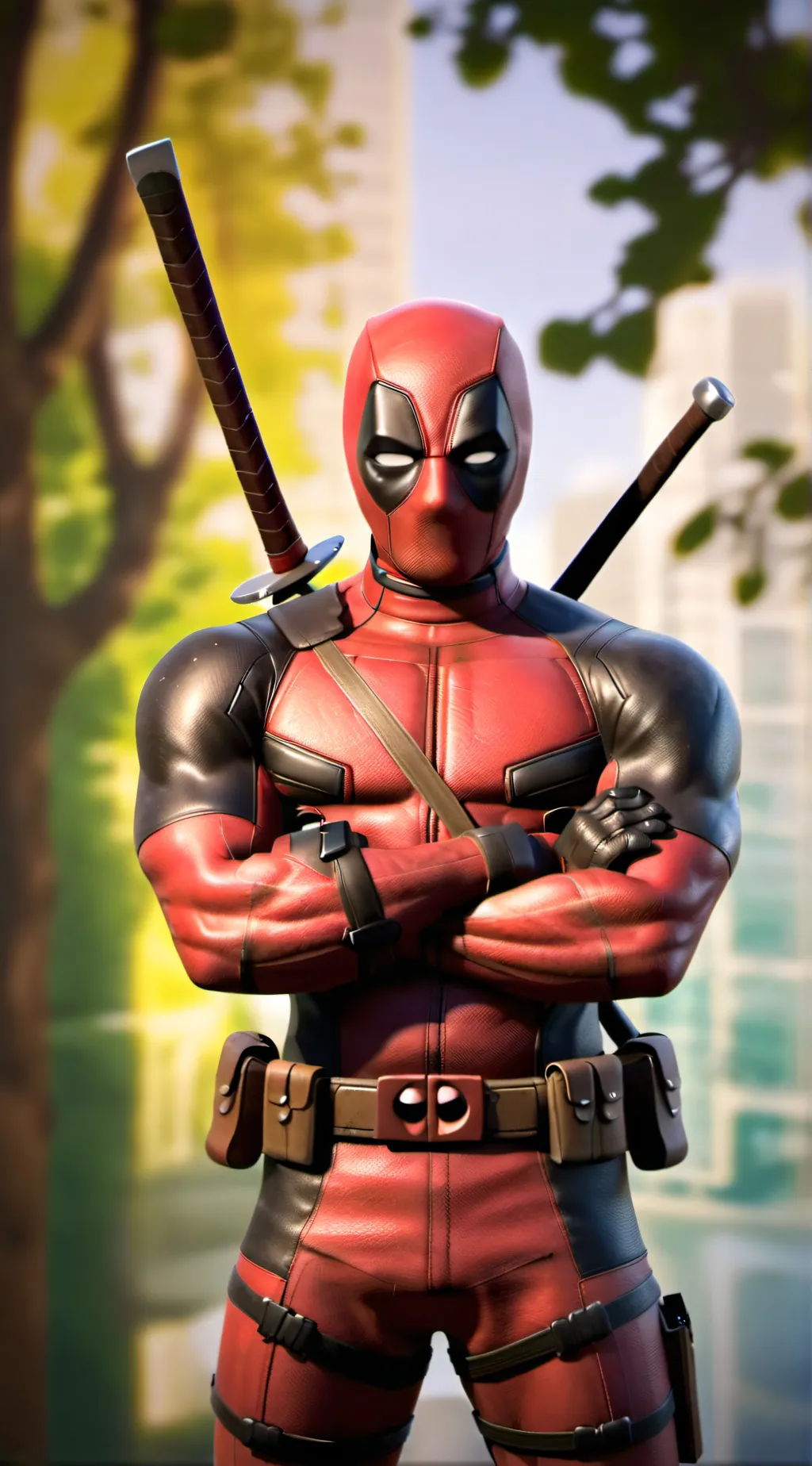ai character: Deadpool background