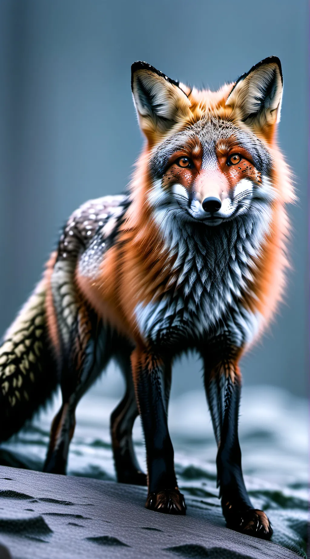 ai character: Fox background