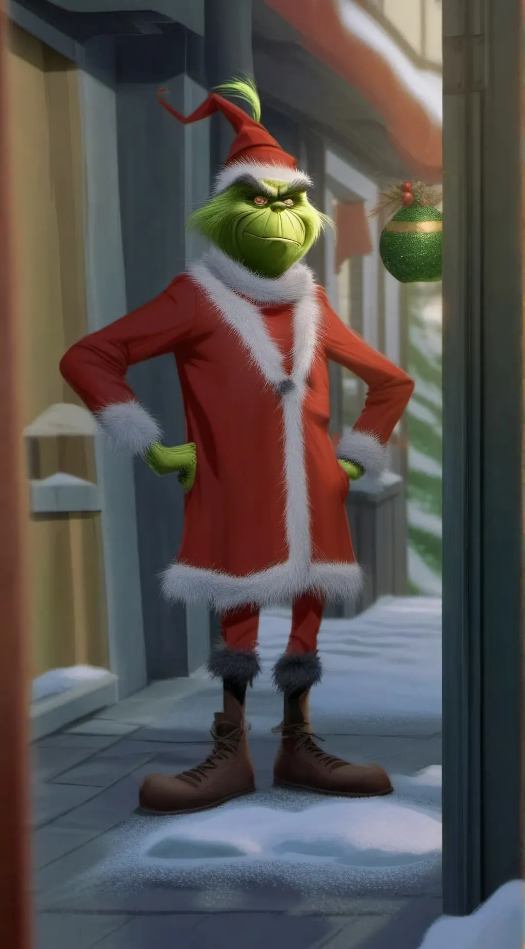 ai character: The grinch background