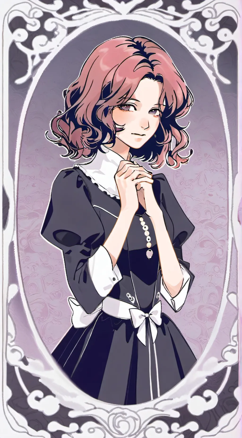 ai character: melina  background