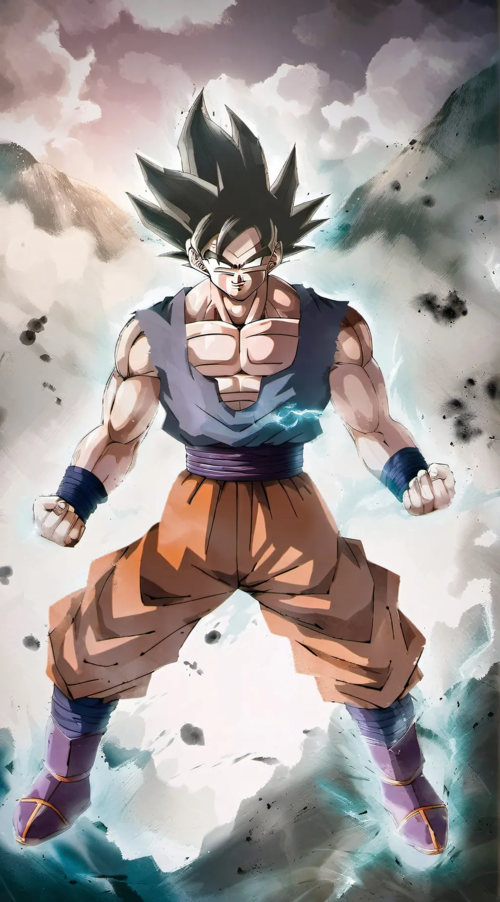 ai character: Goku  background
