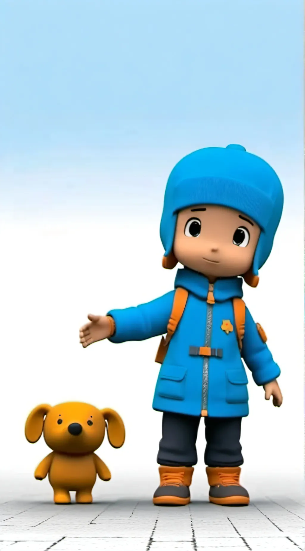 ai character: Pocoyo background