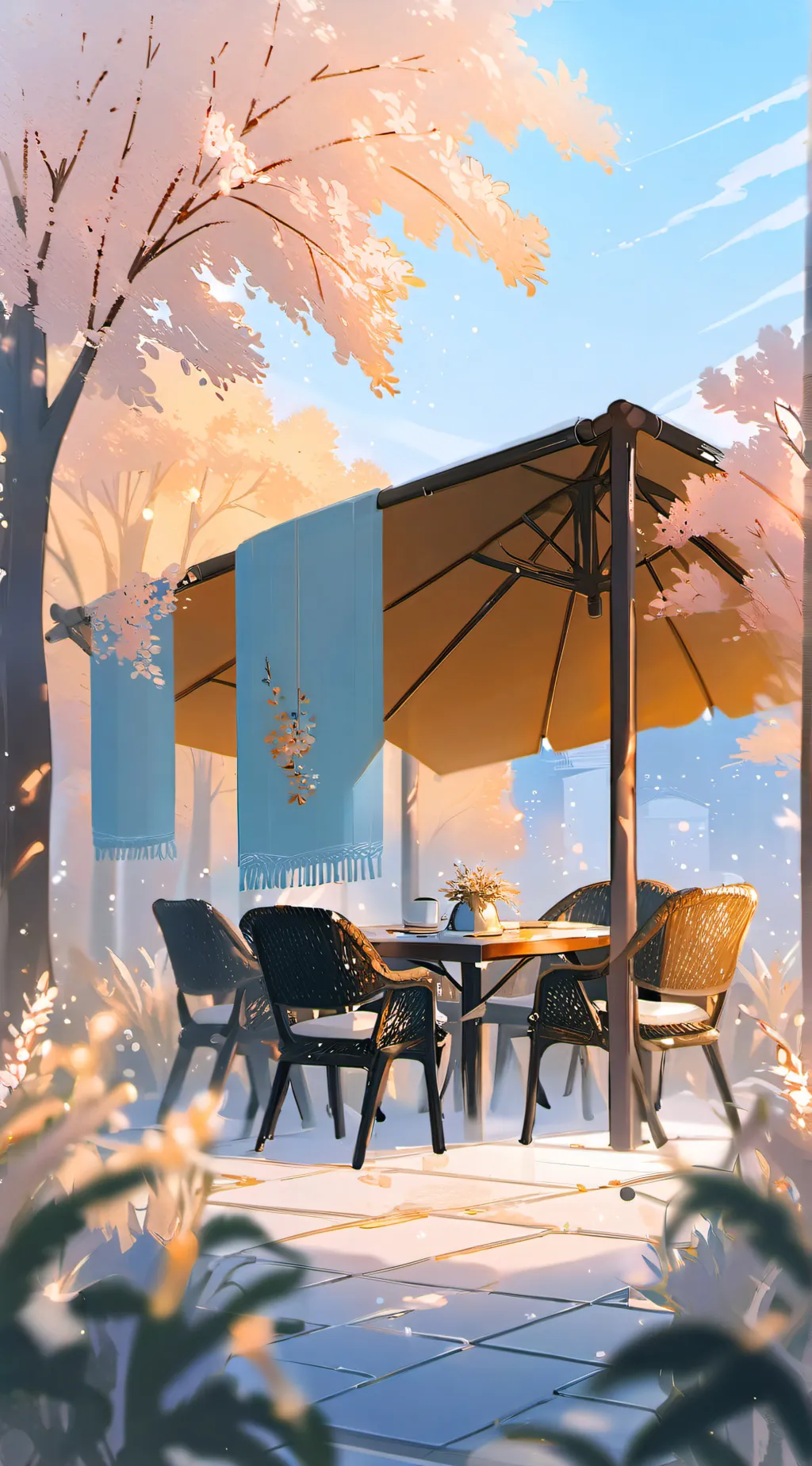 ai character: comfort zone  background