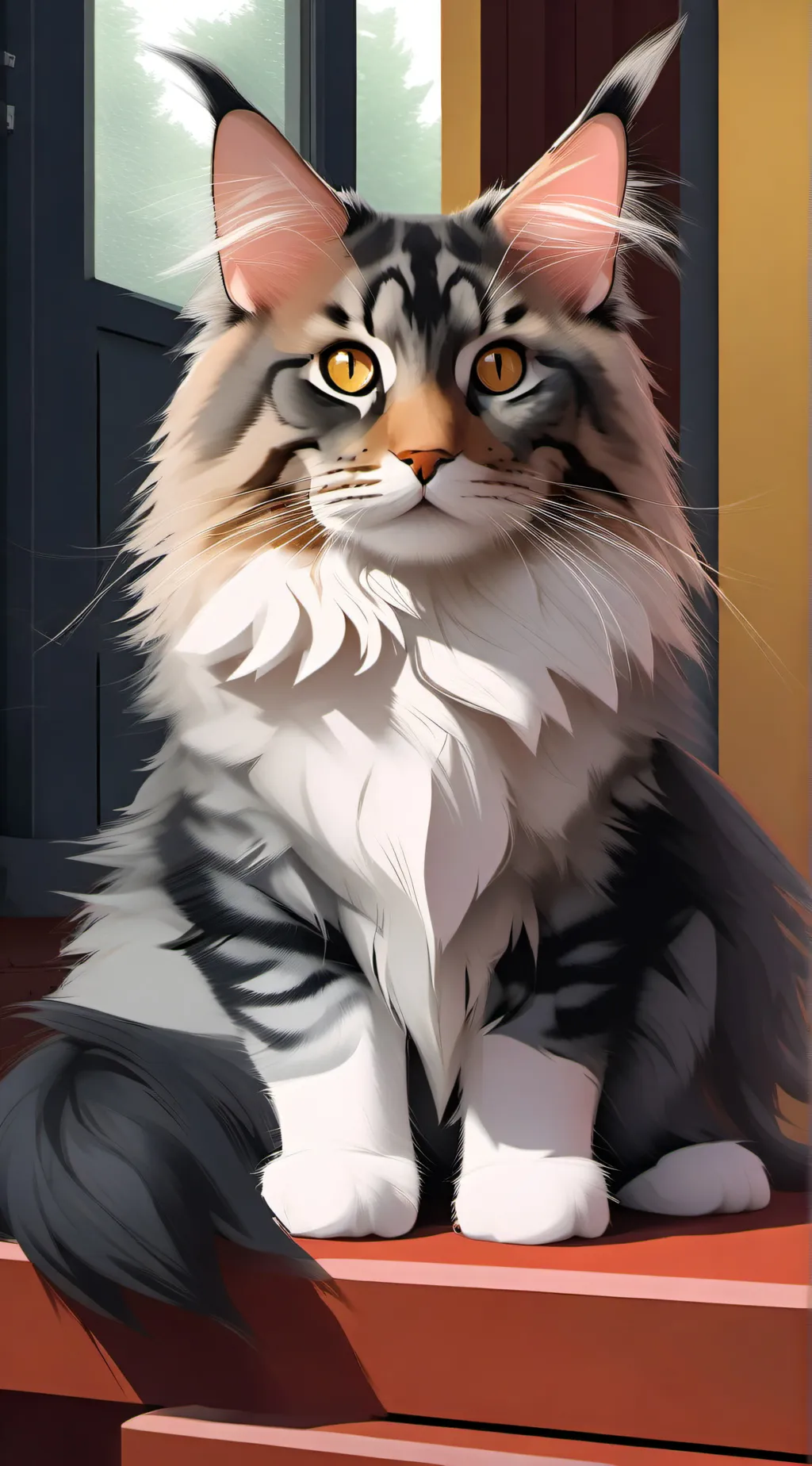 ai character: Request taker!! background