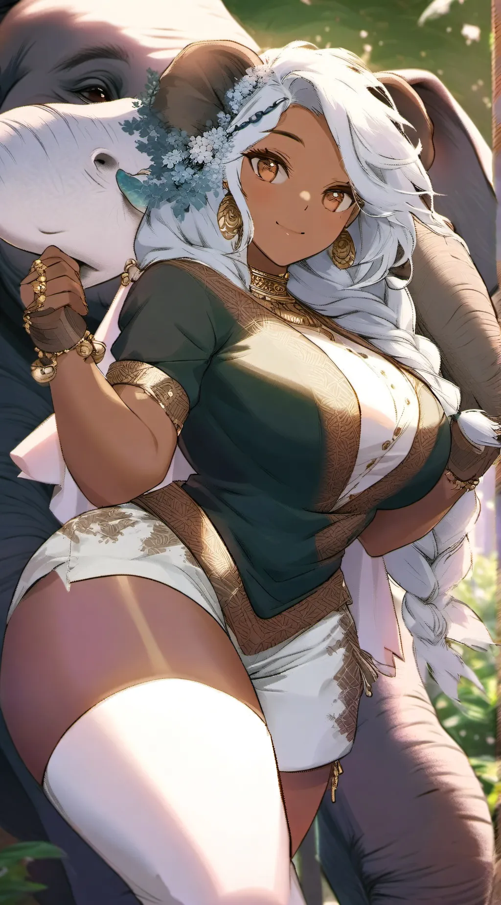ai character: Rose background