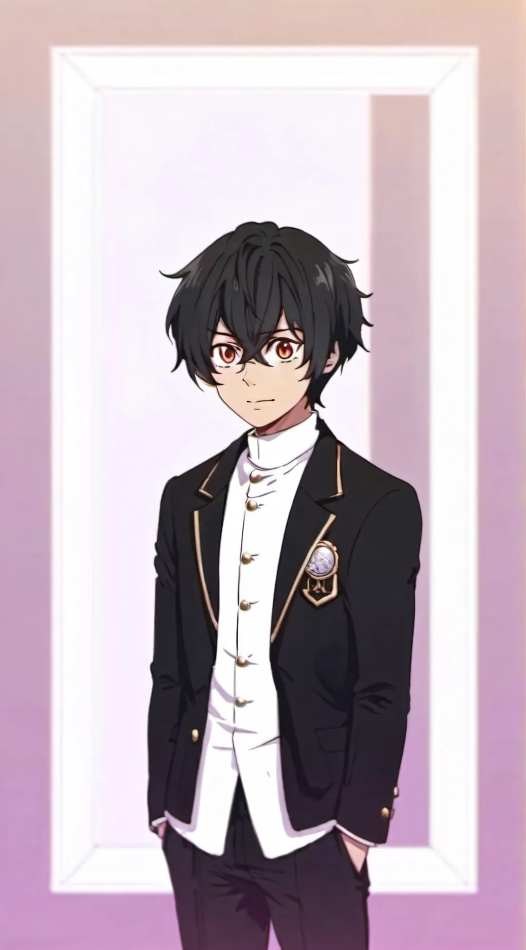 ai character: Senpai background