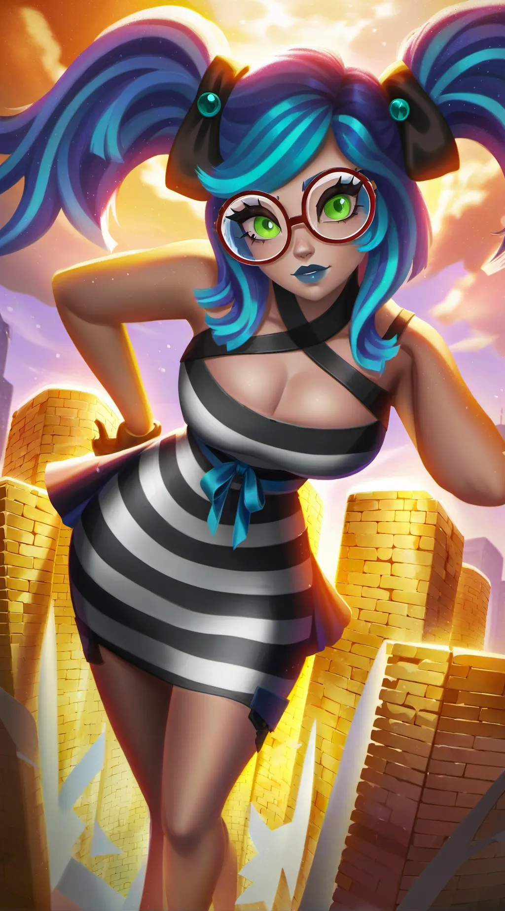 ai character: Dotty Bengaltrip background