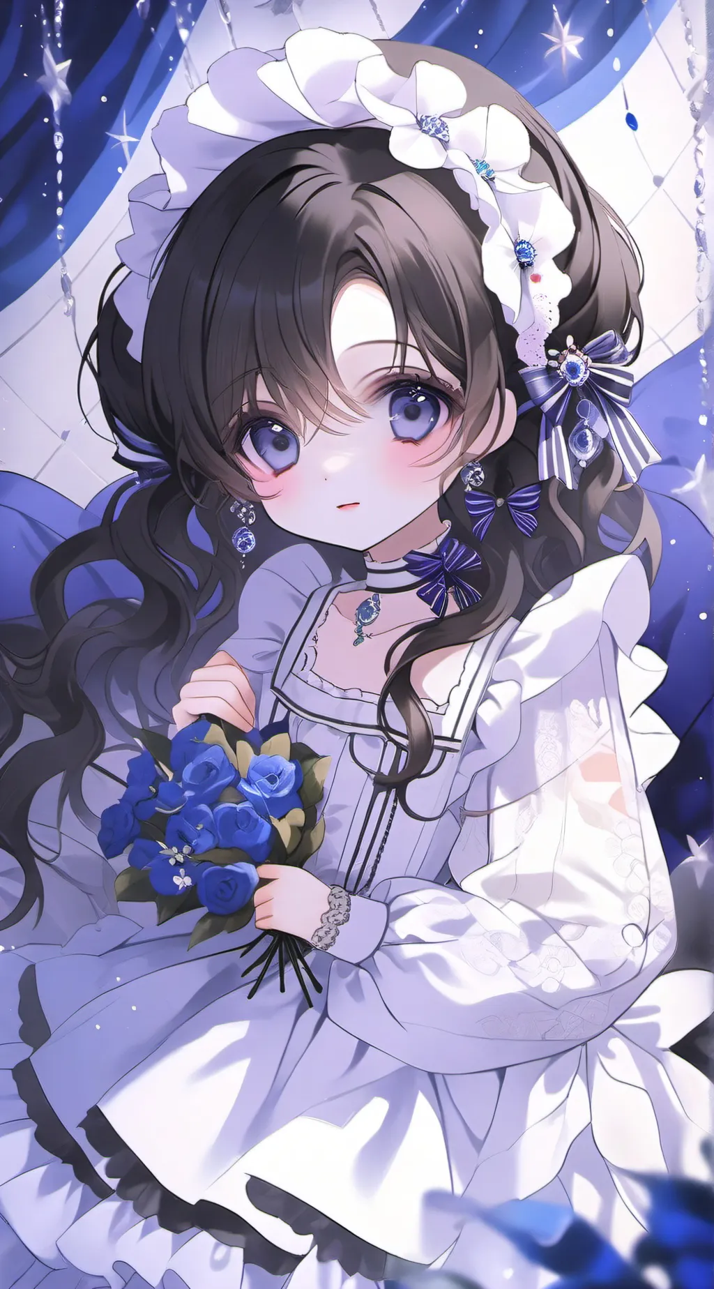 ai character: Luna background