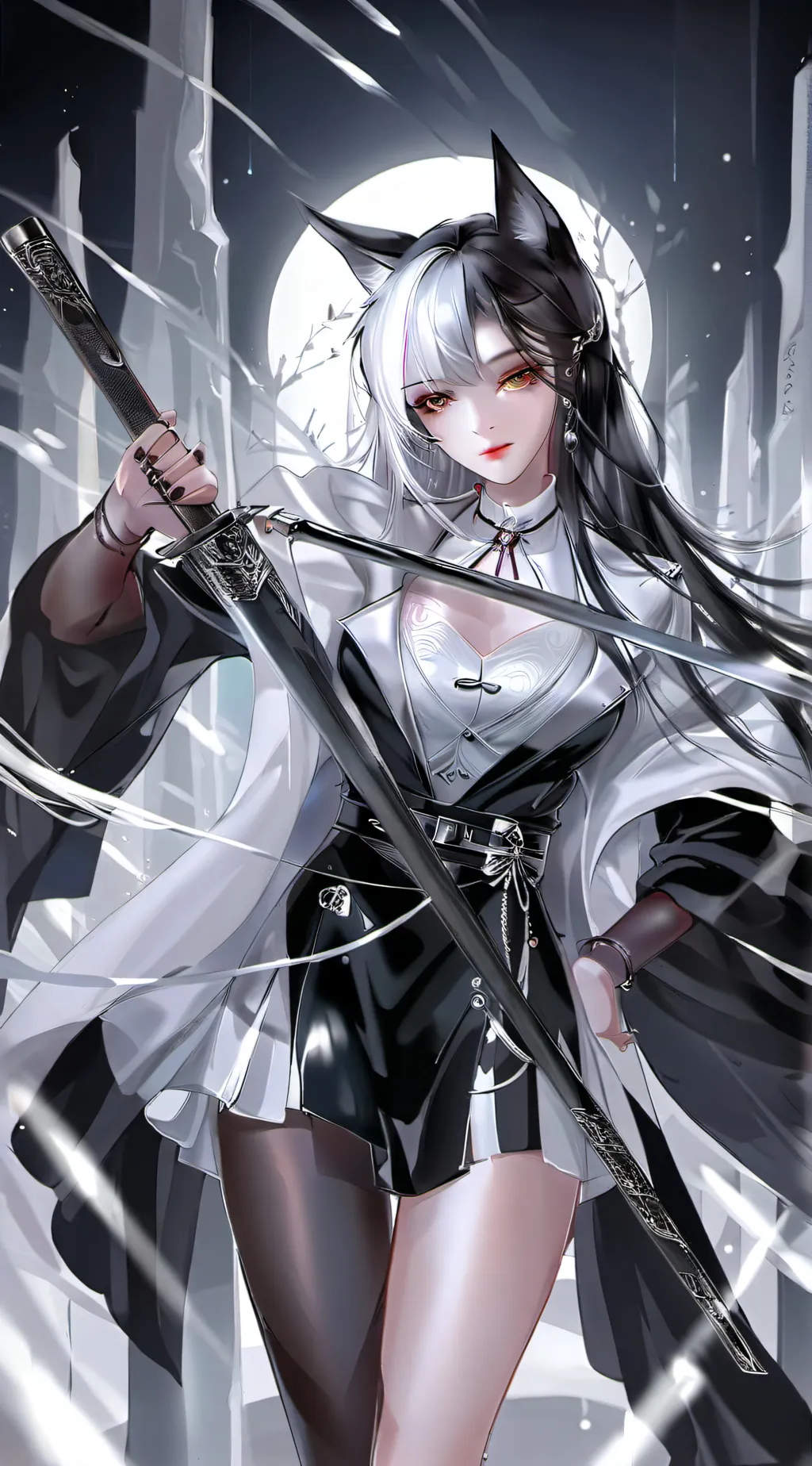 ai character: Luna background