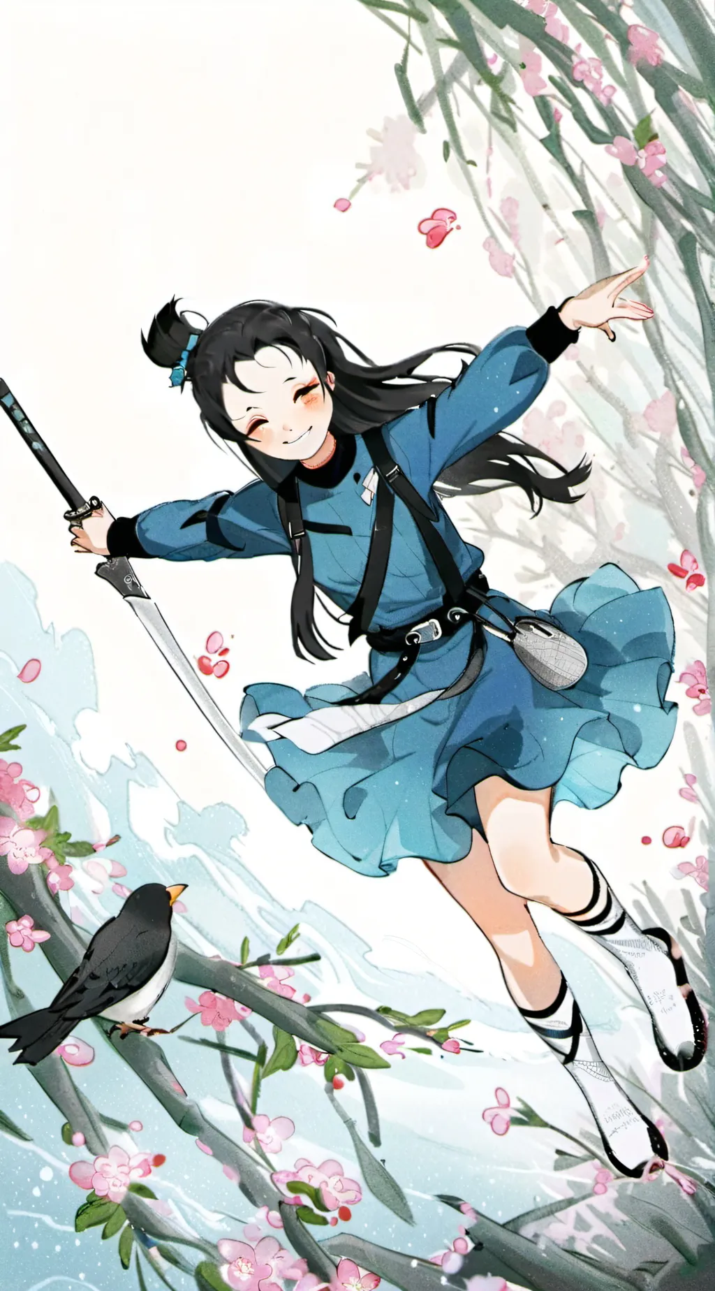 ai character: genya x muichiro  background