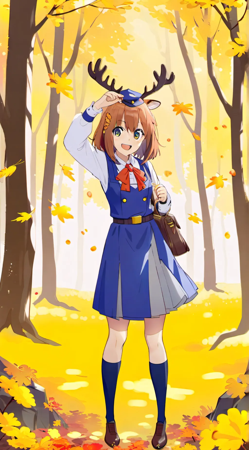 ai character: My deer friend :3 background