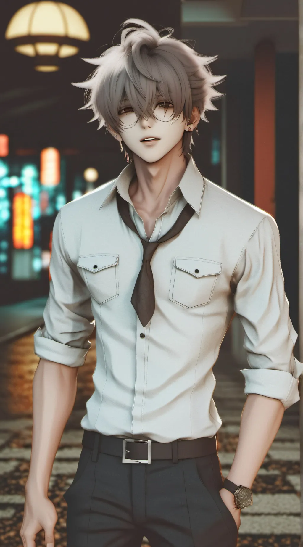 ai character: devion background