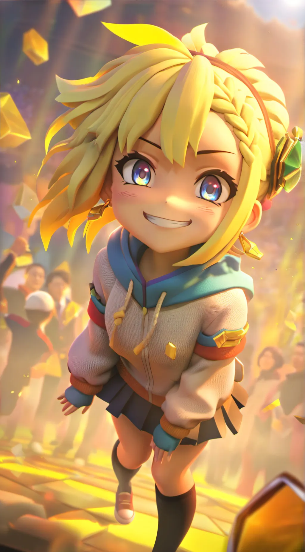ai character: denki twin background