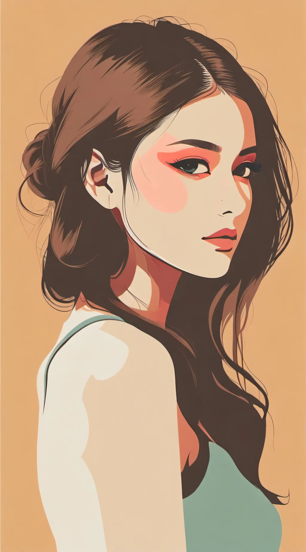 ai character: Aria background