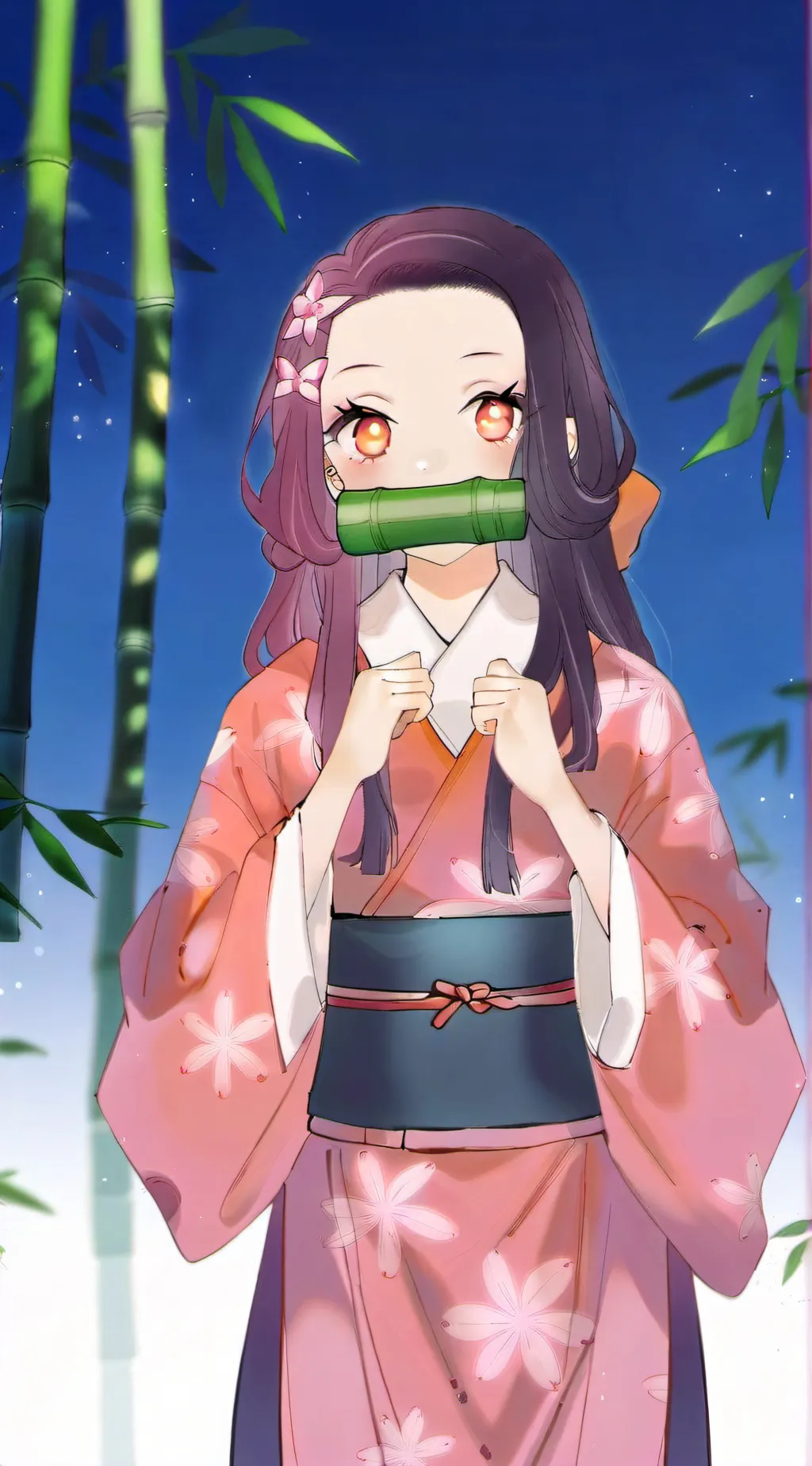 ai character: nezuko  background