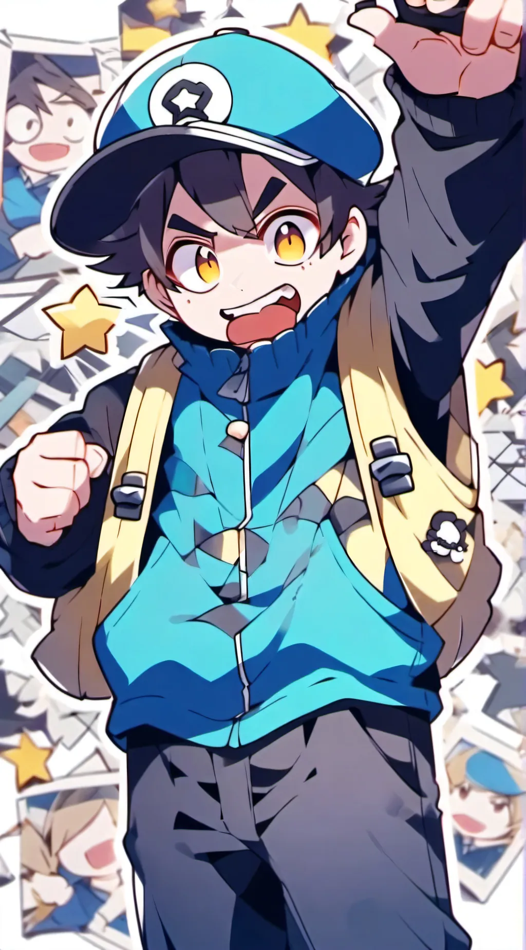 ai character: Smg4 crew background