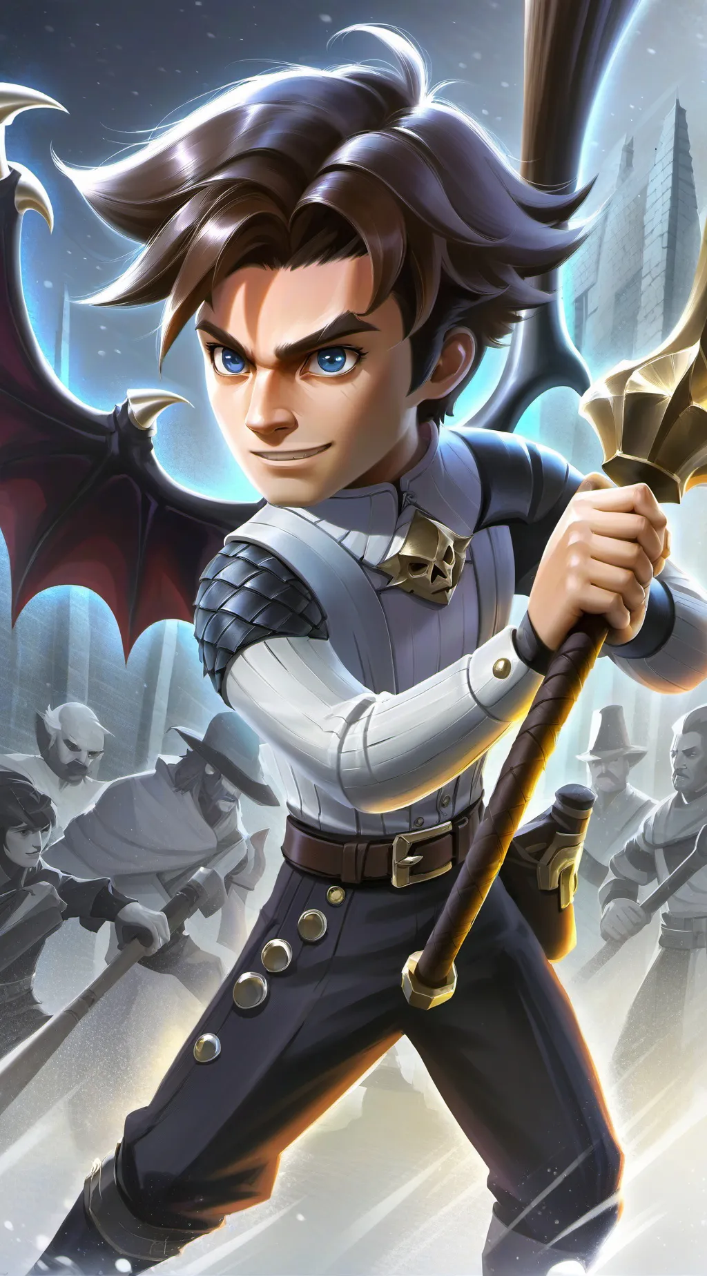 ai character: steve harrington background