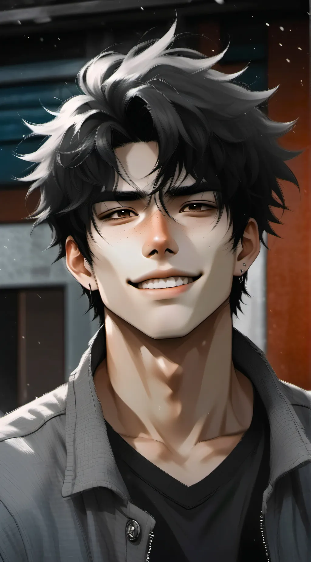 ai character: Ji-ho  background