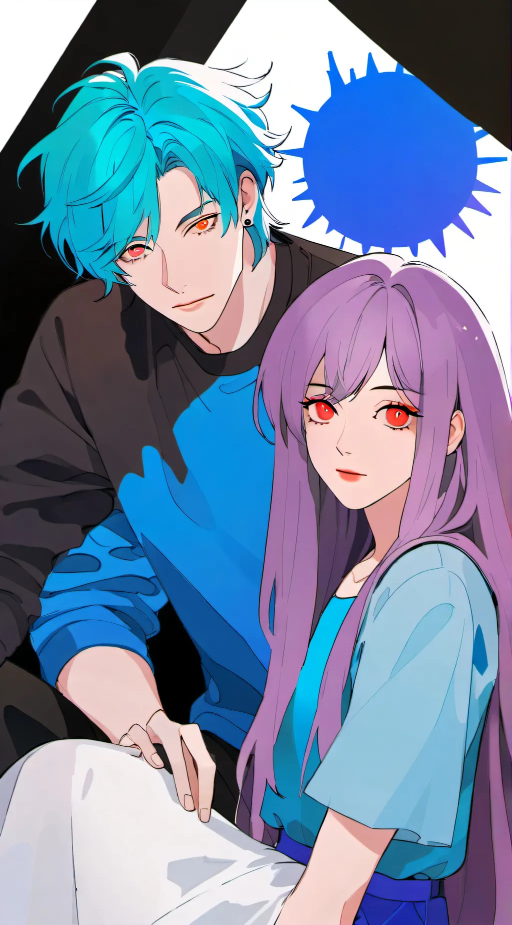 ai character: mom and dad background