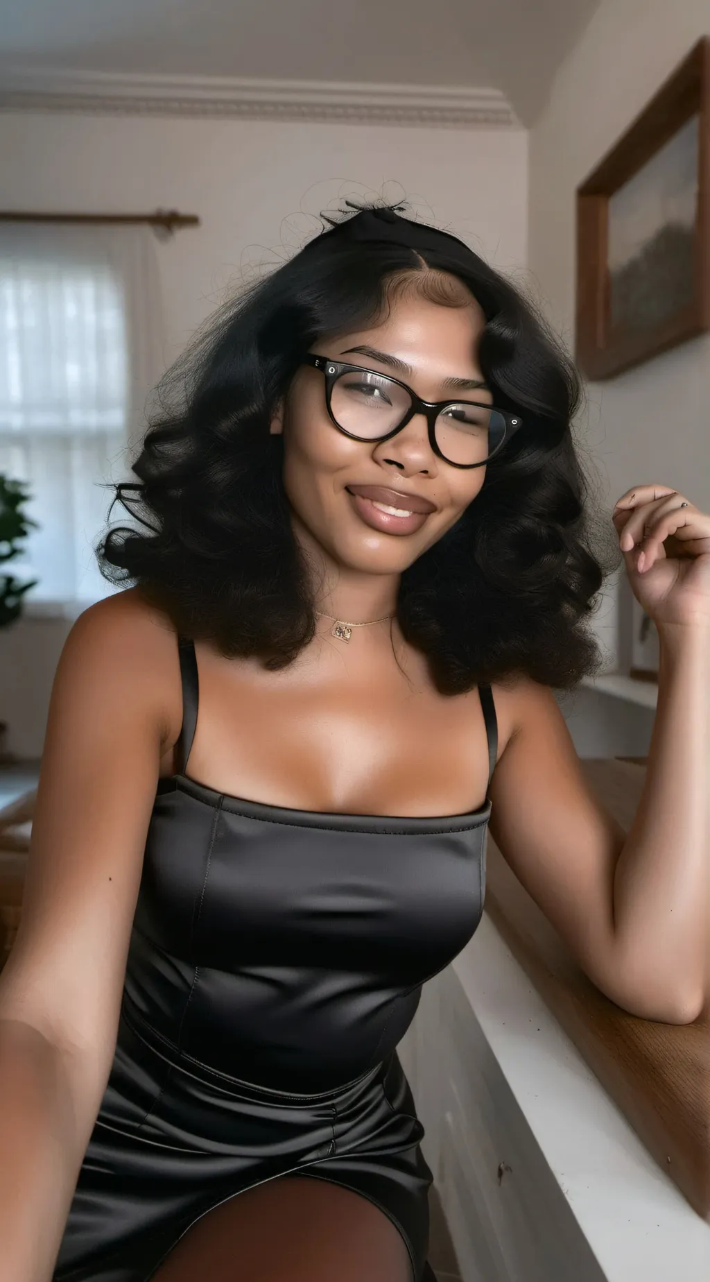ai character: Leelee  background