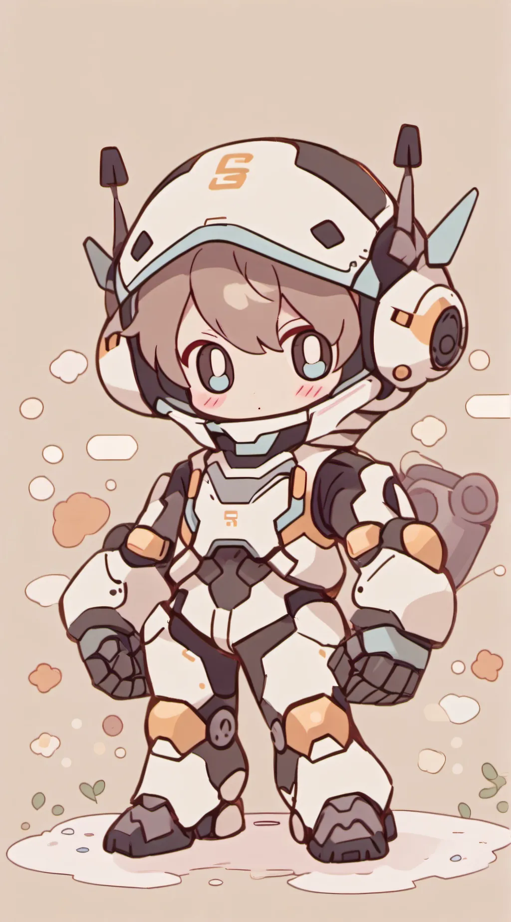 ai character: MD Halloween background