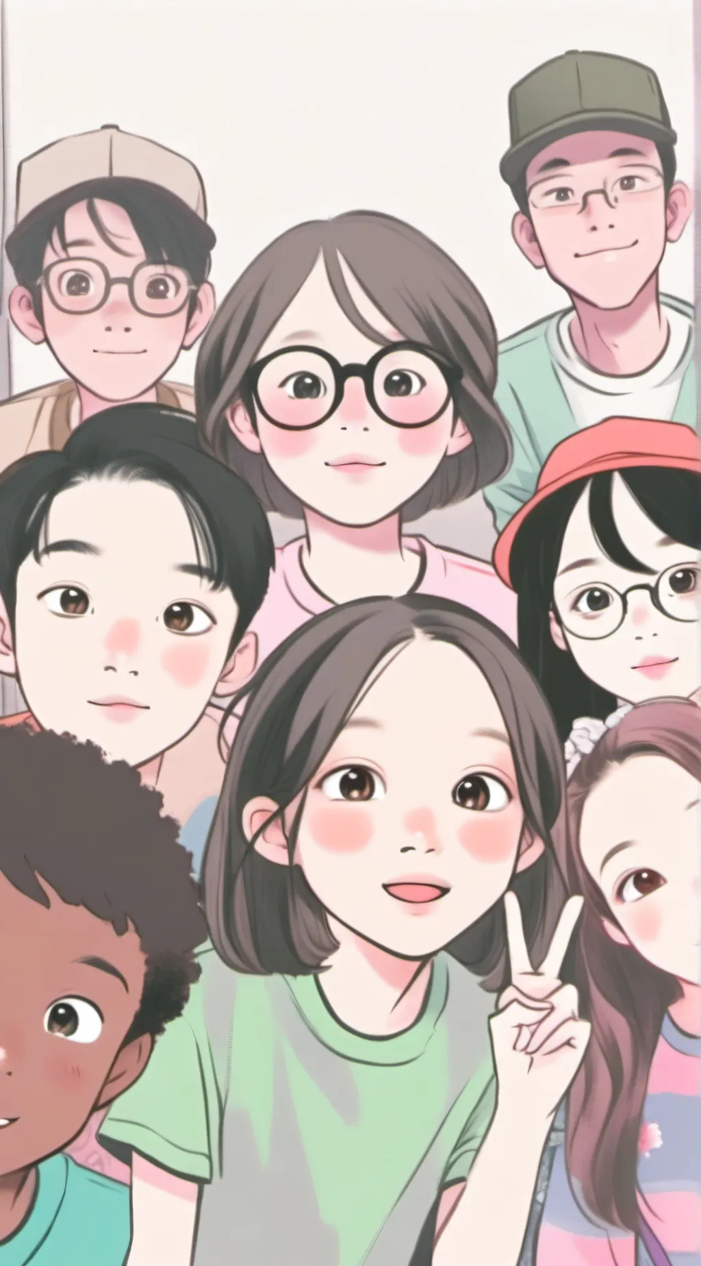 ai character: the friend group background