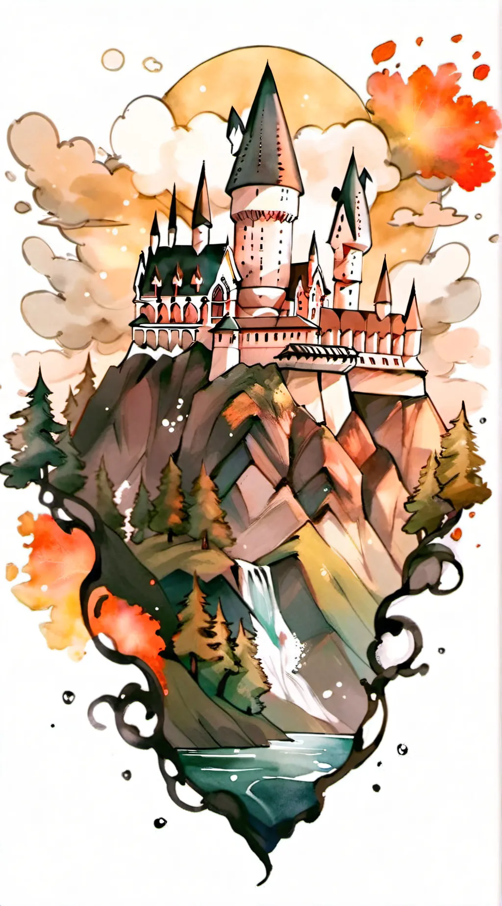 ai character: Slytherin roadtrip background