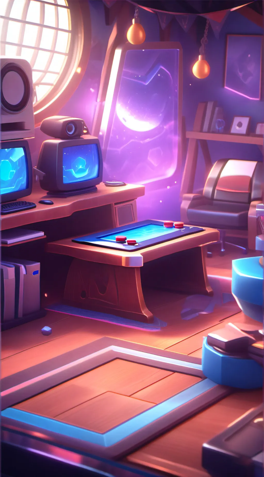 ai character: sus skbidi rizz background