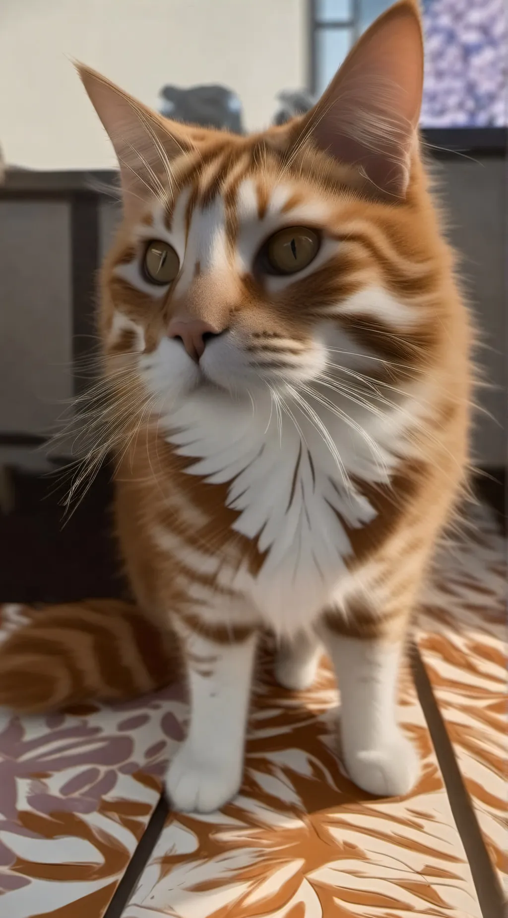 ai character: Mews  background