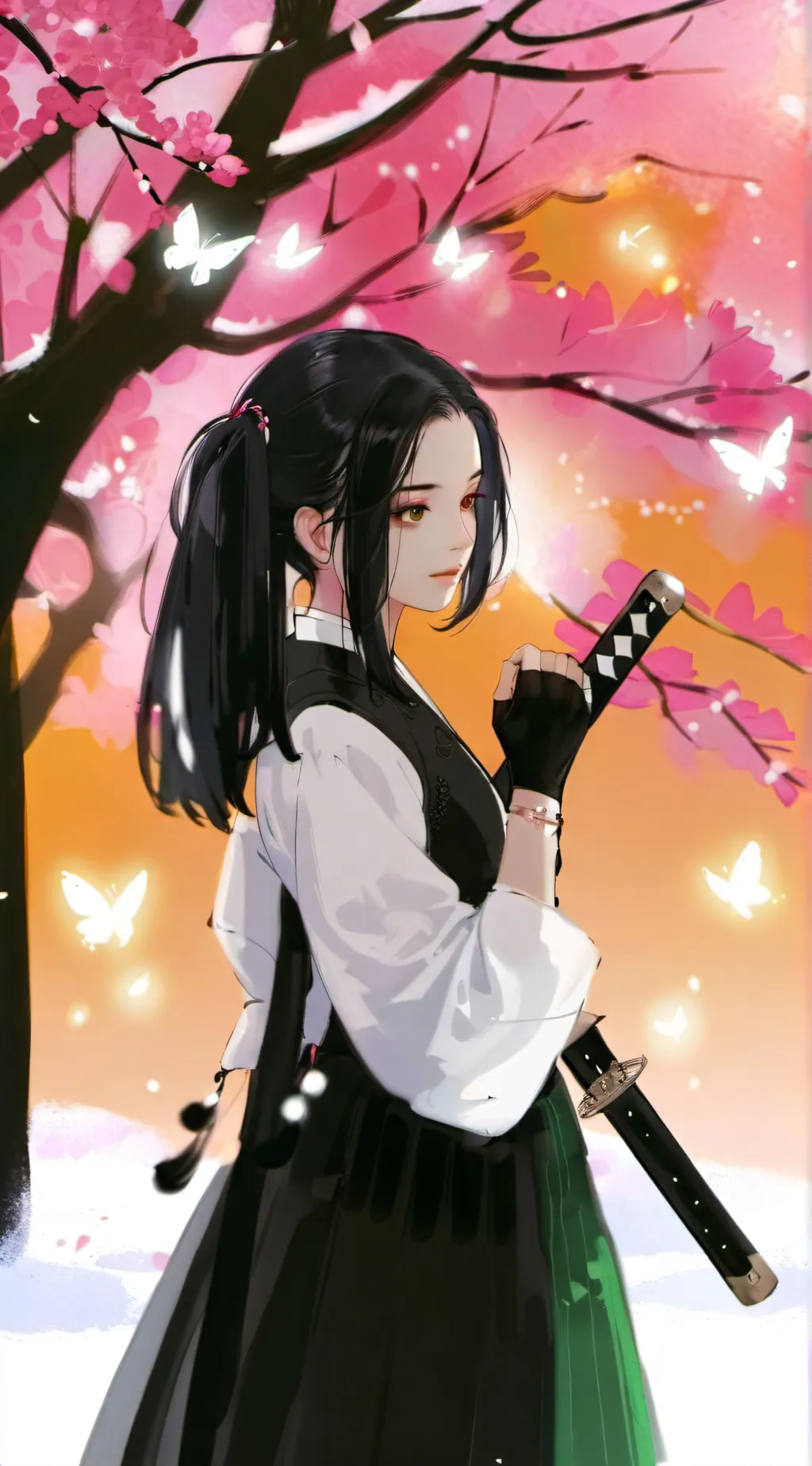 ai character: kanao tsuyuri background
