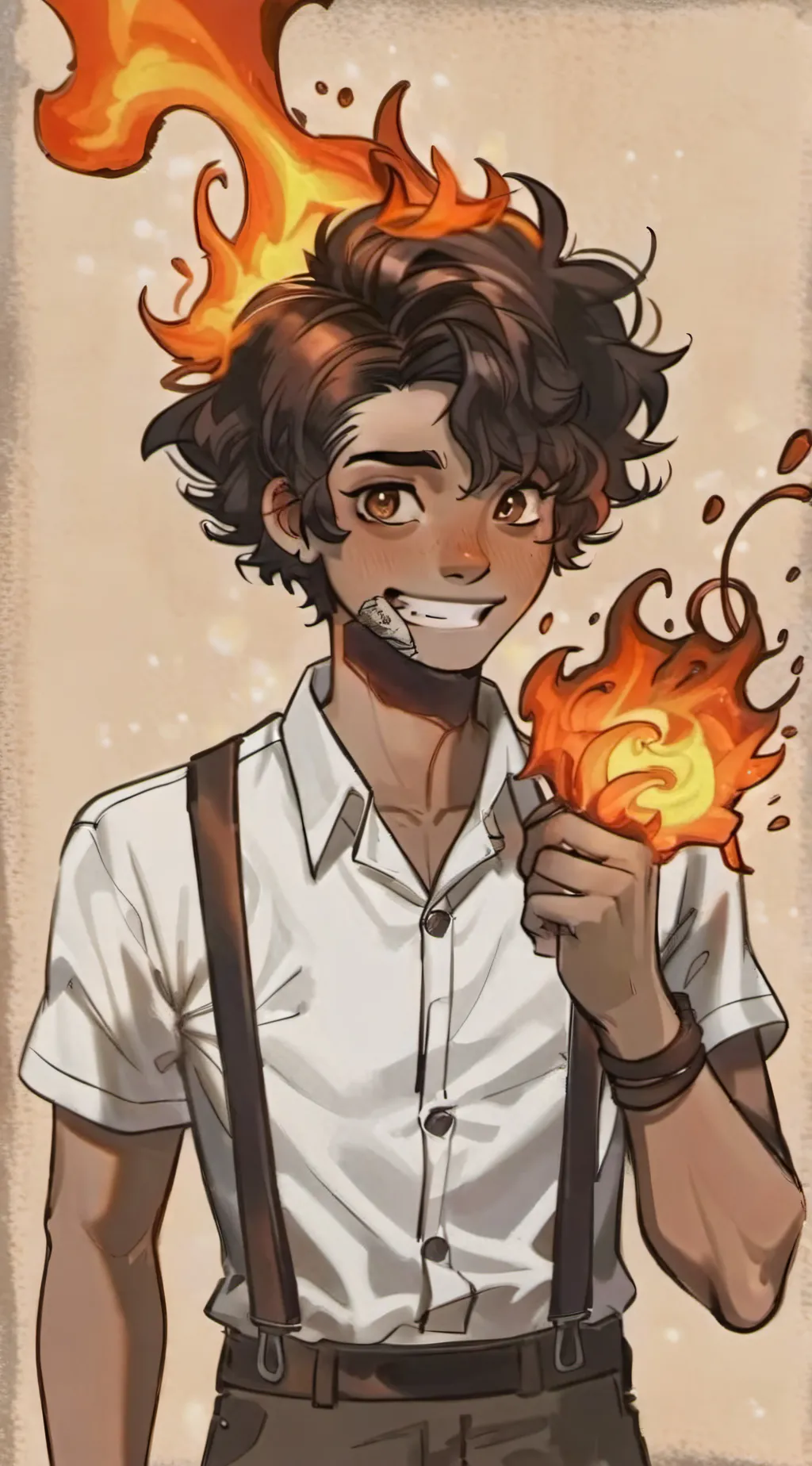 ai character: •LEo VaLDeZ• background