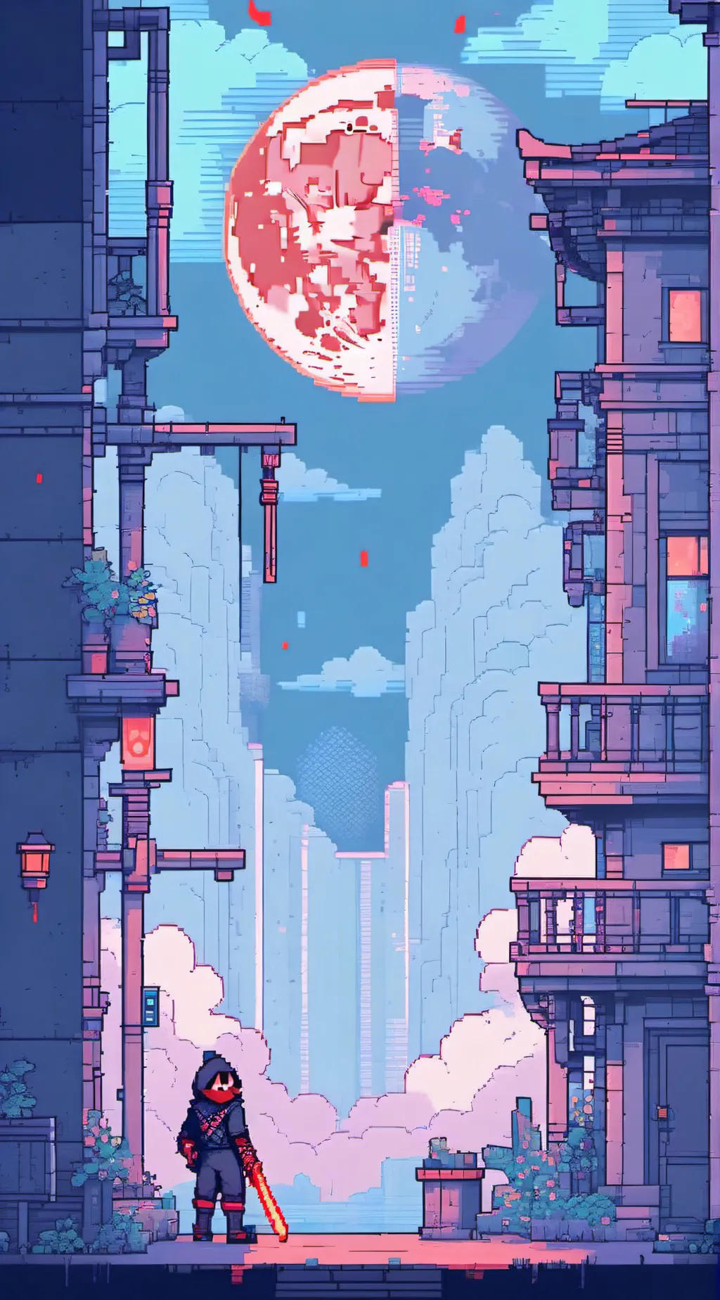 ai character: Bloodmoon twins background