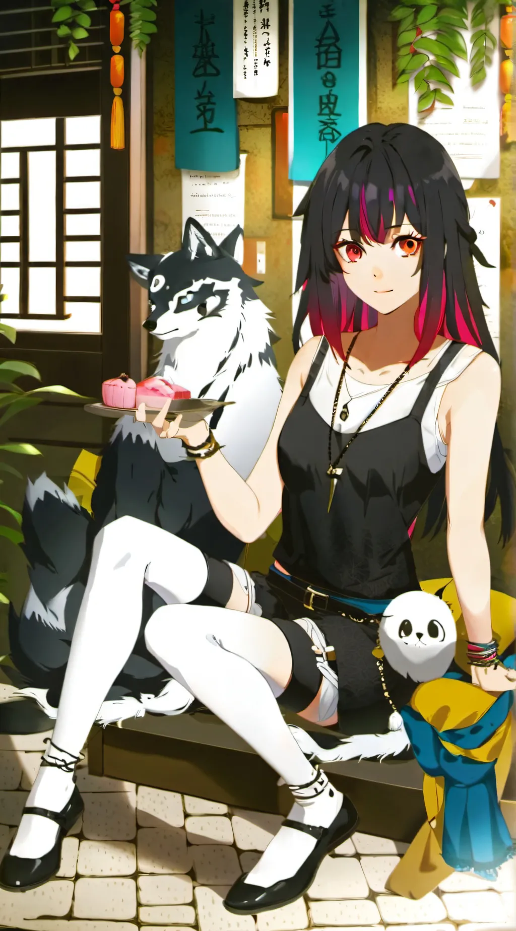 ai character: Scarlett background