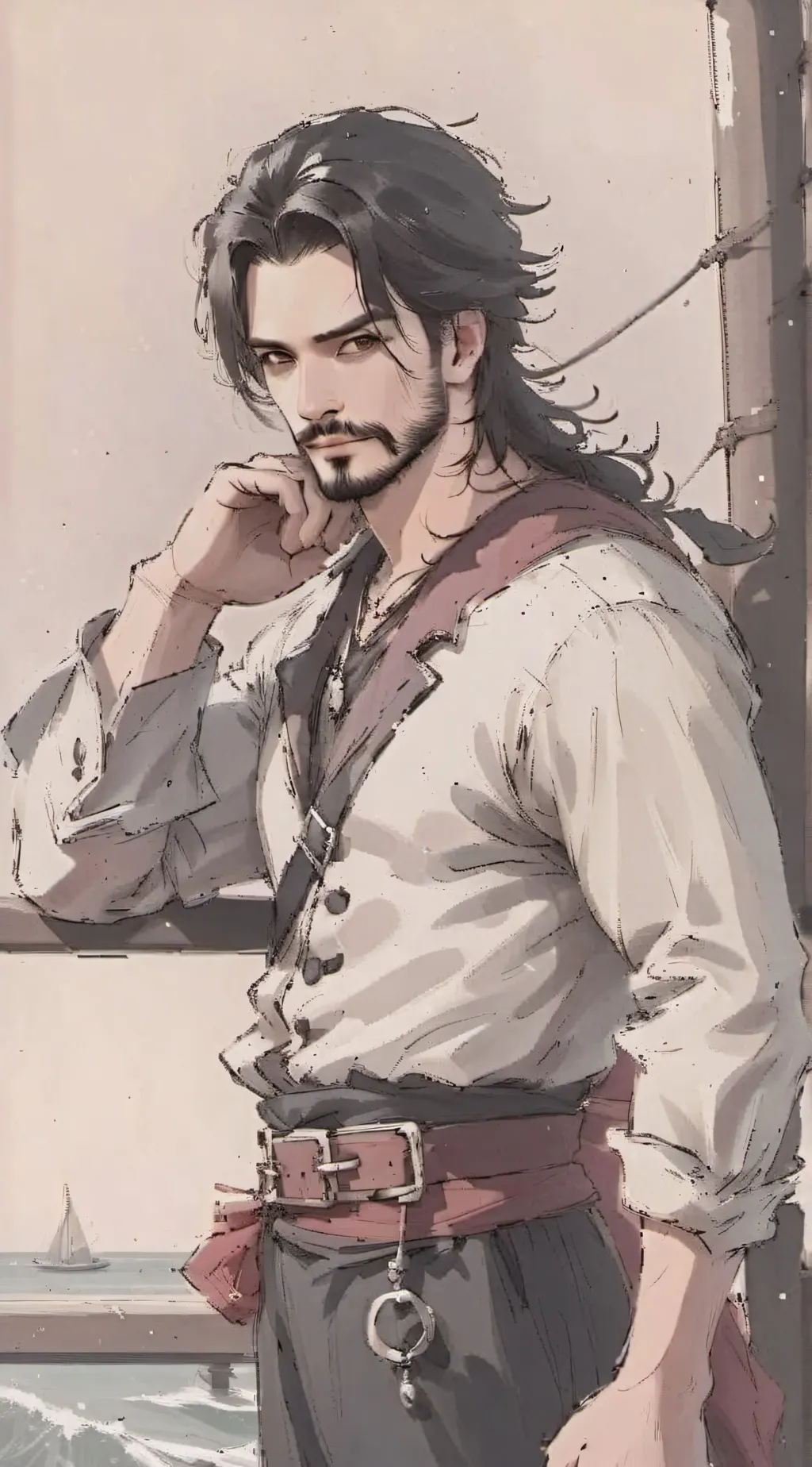 ai character: Captain Rhys background