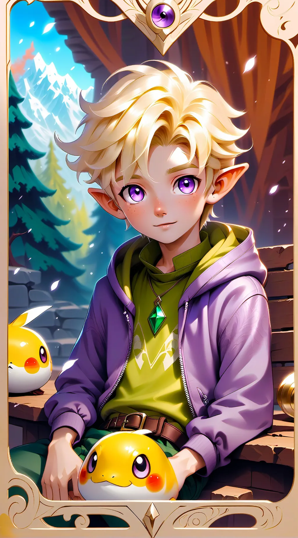 ai character: Aspen Diamondew background