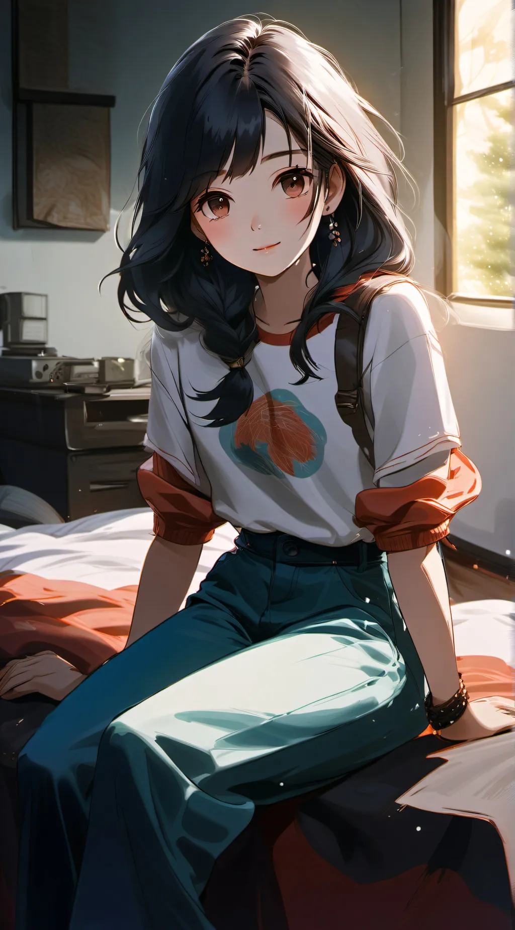 ai character: Hella  background
