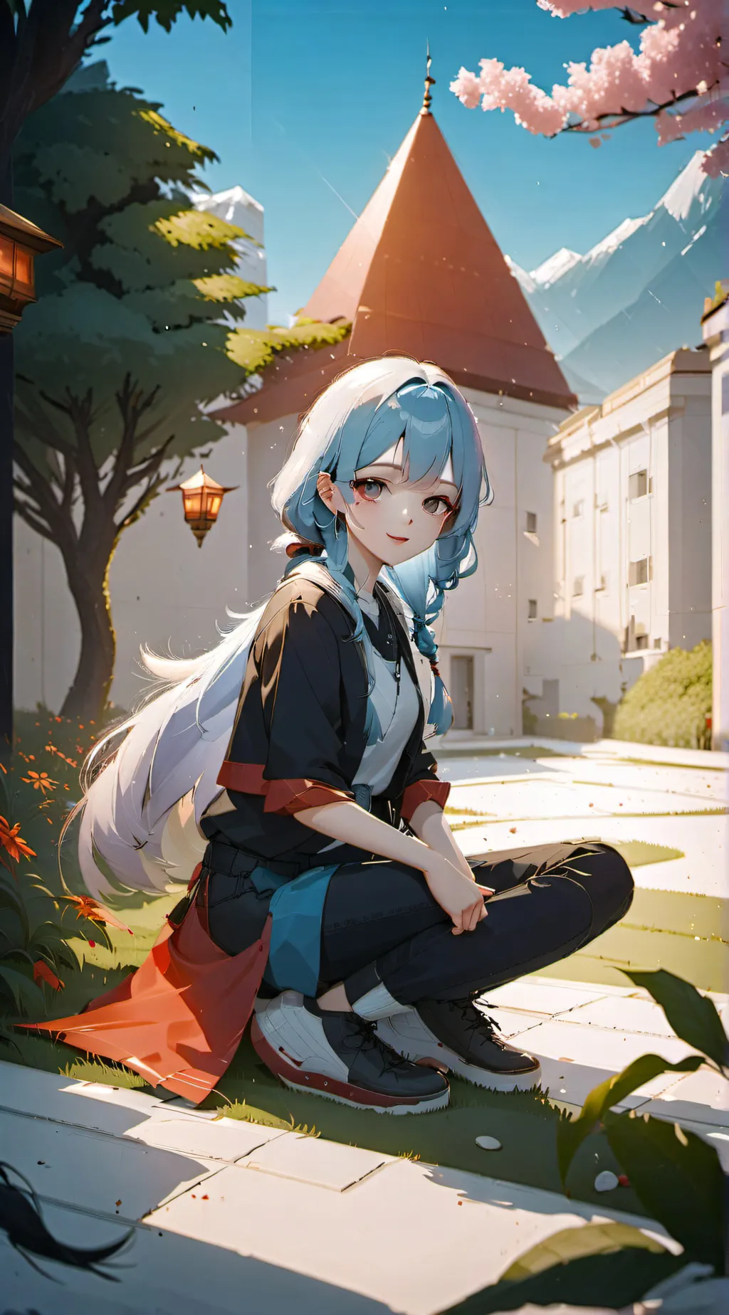 ai character: Amy Manchester  background